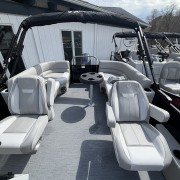 2026 Godfrey EX2086SBX Pontoon Boat - Black/Crimson